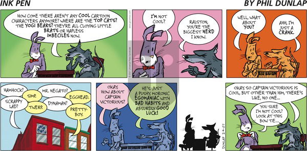 Ink Pen on Sunday February 4, 2007 Comic Strip