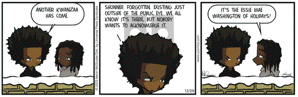 The Boondocks on Monday December 29, 2003 Comic Strip
