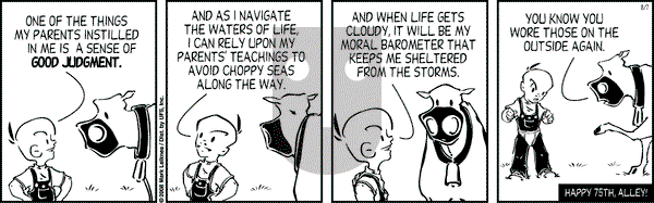 Cow and Boy Classics on Thursday August 7, 2008 Comic Strip
