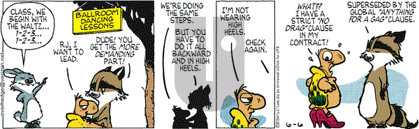 Over the Hedge on Thursday June 6, 2013 Comic Strip