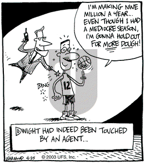 Reality Check on Friday April 25, 2003 Comic Strip