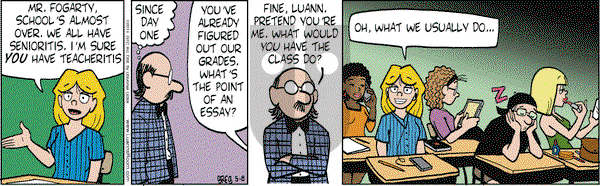 Luann on Thursday May 8, 2014 Comic Strip