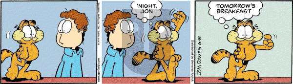 Garfield - Tuesday June 8, 2010 Comic Strip