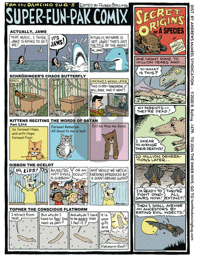 Tom the Dancing Bug on Monday March 16, 2020 Comic Strip
