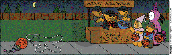 Buni on Wednesday October 31, 2012 Comic Strip