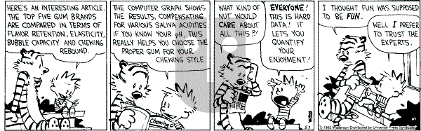 Calvin and Hobbes - Thursday May 7, 1992 Comic Strip