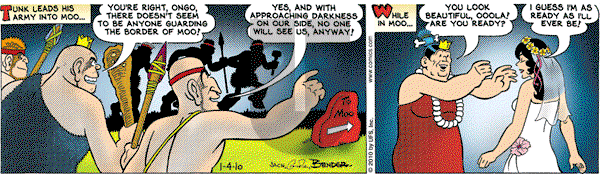 Alley Oop on Monday January 4, 2010 Comic Strip