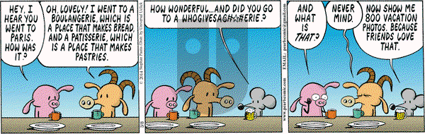 Pearls Before Swine on Saturday March 8, 2014 Comic Strip