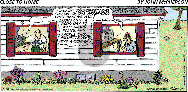 Close to Home on Friday February 18, 2005 Comic Strip