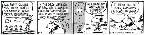 Peanuts on Saturday August 11, 1979 Comic Strip