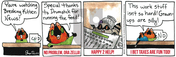 Breaking Cat News on Wednesday March 5, 2025 Comic Strip