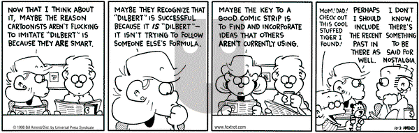 FoxTrot on Saturday October 3, 1998 Comic Strip
