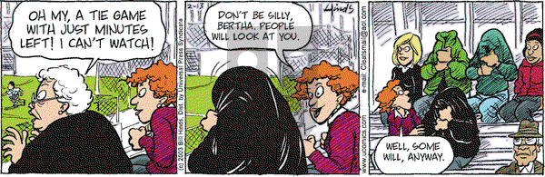 Cleats on Thursday February 13, 2003 Comic Strip