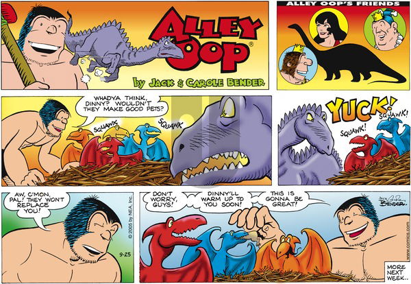 Alley Oop on Sunday September 25, 2005 Comic Strip