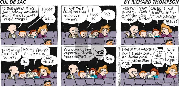 Cul de Sac on Sunday December 16, 2012 Comic Strip