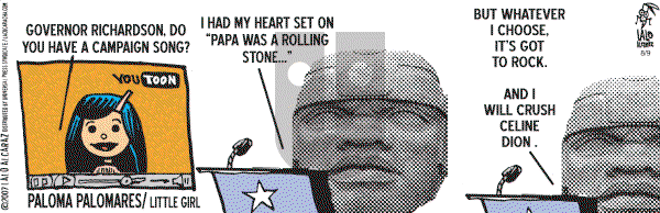 La Cucaracha on Thursday August 9, 2007 Comic Strip