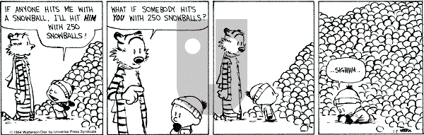 Calvin and Hobbes - Friday January 7, 1994 Comic Strip