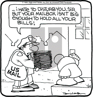 Ziggy on Wednesday November 16, 1994 Comic Strip