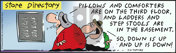 Frank and Ernest on Saturday March 15, 2025 Comic Strip