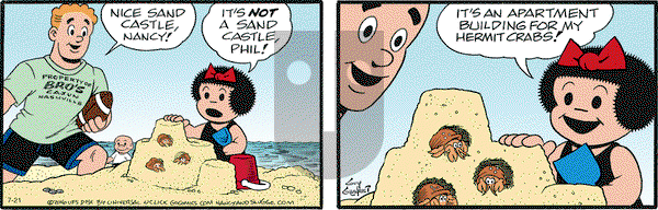 Nancy on Thursday July 21, 2016 Comic Strip