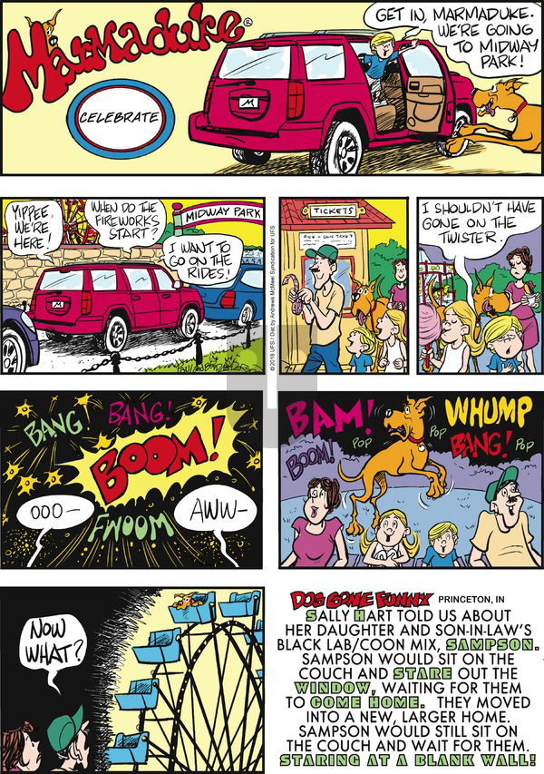 Marmaduke on Sunday July 1, 2018 Comic Strip