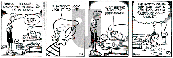 Grand Avenue on Friday August 8, 2003 Comic Strip