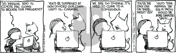 Prickly City on Thursday October 21, 2004 Comic Strip