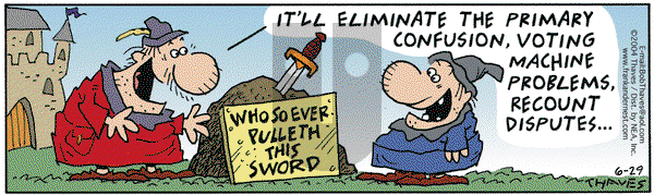 Frank and Ernest on Tuesday June 29, 2004 Comic Strip