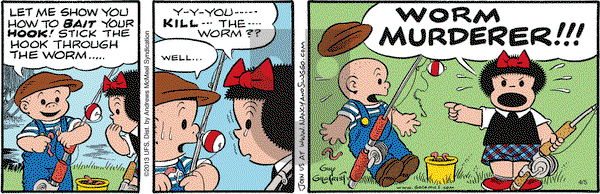 Nancy on Thursday April 5, 2018 Comic Strip