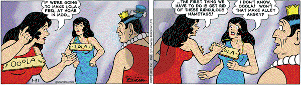 Alley Oop on Tuesday January 31, 2012 Comic Strip