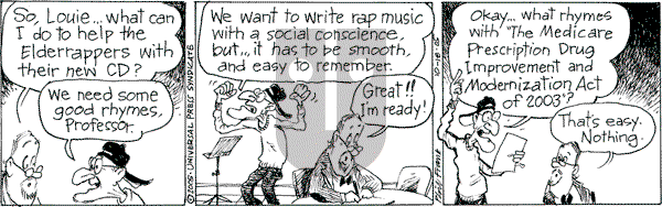 The Elderberries on Tuesday October 18, 2005 Comic Strip