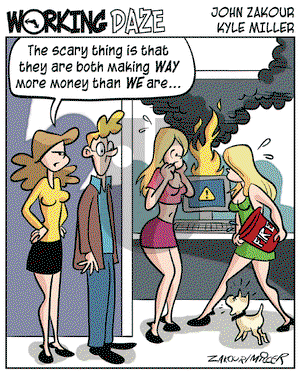 Working Daze on Thursday February 17, 2005 Comic Strip