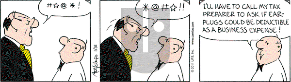 The Born Loser on Monday January 31, 2011 Comic Strip