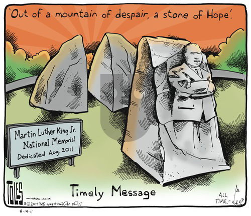 Tom Toles on Sunday August 14, 2011 Comic Strip