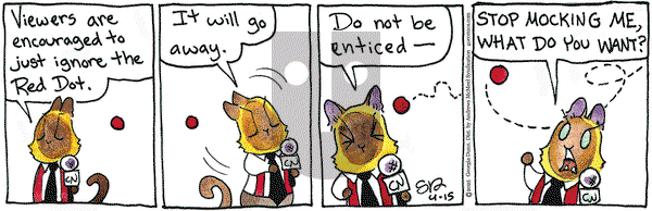 Breaking Cat News on Tuesday April 15, 2025 Comic Strip