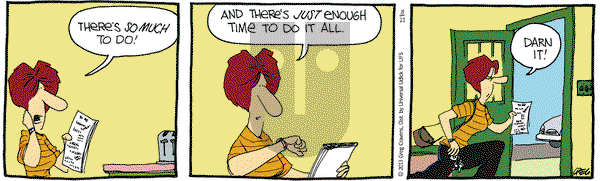The Buckets on Wednesday August 21, 2013 Comic Strip
