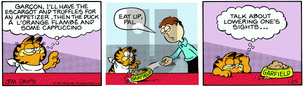 Garfield on Friday January 25, 1980 Comic Strip