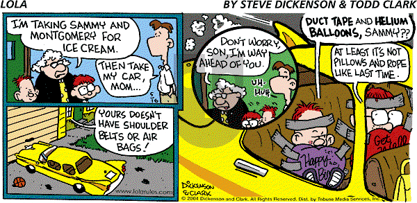 Lola on Sunday May 16, 2004 Comic Strip