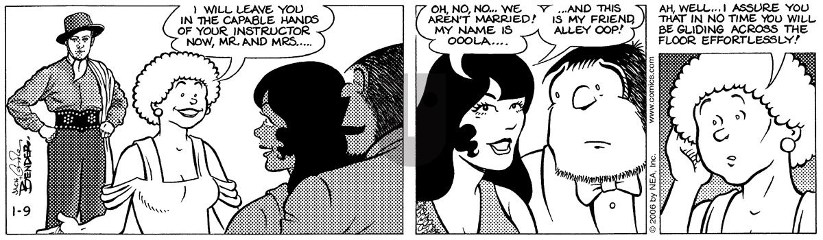 Alley Oop - Monday January 9, 2006 Comic Strip