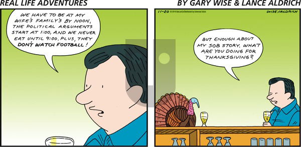 Real Life Adventures on Sunday November 20, 2016 Comic Strip
