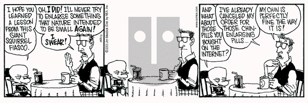 Monty on Saturday November 8, 2003 Comic Strip