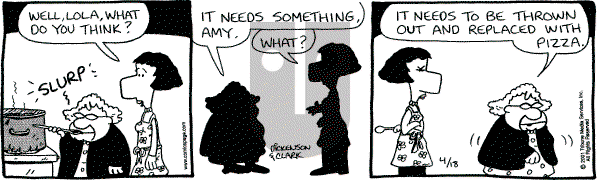 Lola on Wednesday April 18, 2001 Comic Strip