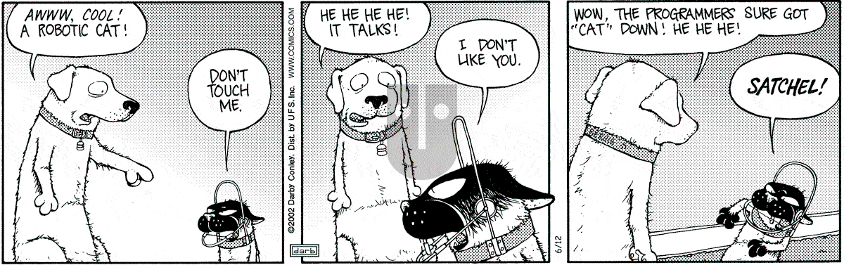 Get Fuzzy - Wednesday June 12, 2002 Comic Strip