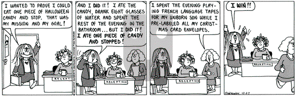 Cathy Classics on Thursday October 27, 1994 Comic Strip