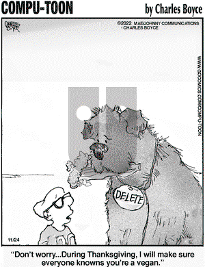 Compu-toon - Thursday November 24, 2022 Comic Strip