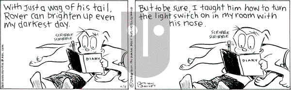 Red and Rover on Saturday April 5, 2008 Comic Strip