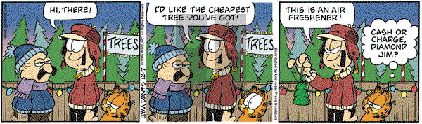 Garfield on Monday December 7, 2009 Comic Strip