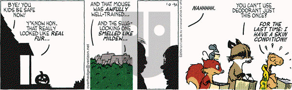 Over the Hedge on Wednesday October 31, 2012 Comic Strip
