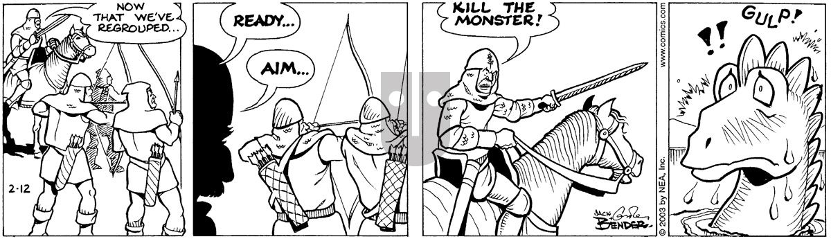 Alley Oop - Wednesday February 12, 2003 Comic Strip