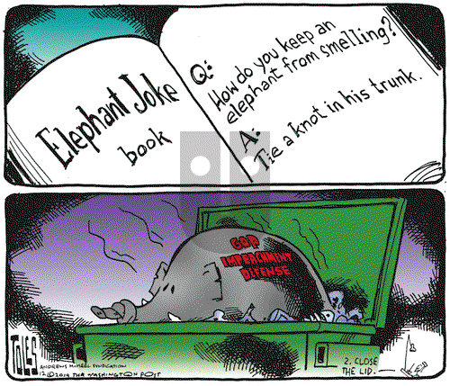 Tom Toles on Monday December 16, 2019 Comic Strip